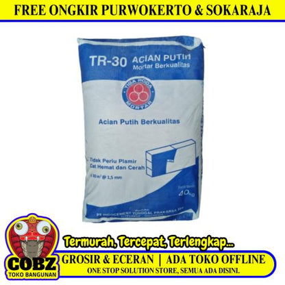 40 KG / TIGA RODA TR - 30 Semen Instant Acian Lantai Sak