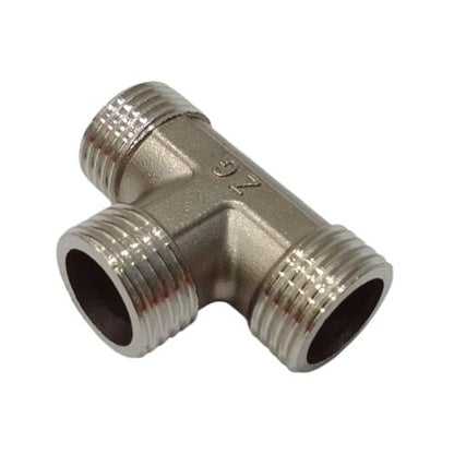 1/2 IN / TM 02 Tee Drat Luar Valve Tee Fitting Pipa Stainless