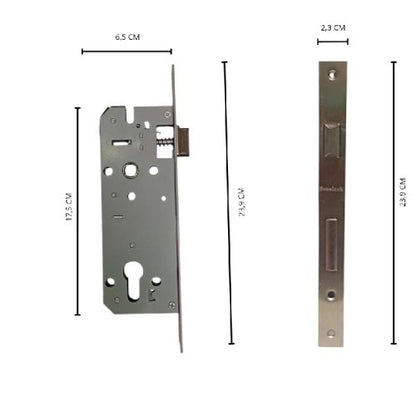 BENELOCK BE-PL-E31-61 Handle Door Lock Tarikan Handle Kunci Pintu Besar Set