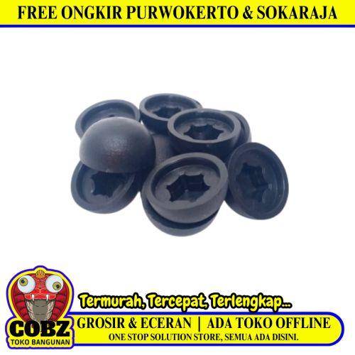 COBZ Monel Cover Dop Tutup Kepala Baut Roofing Hex PVC Hitam