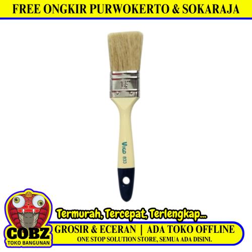 1 1/2 IN / VICO 833 Kuas Cat Tembok Kayu Besi Air Acrylic Paint Brush