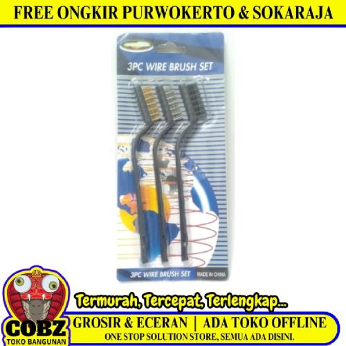 7 IN / COBZ Sikat Kawat Nylon Pembersih Kerak Karat Mini Set