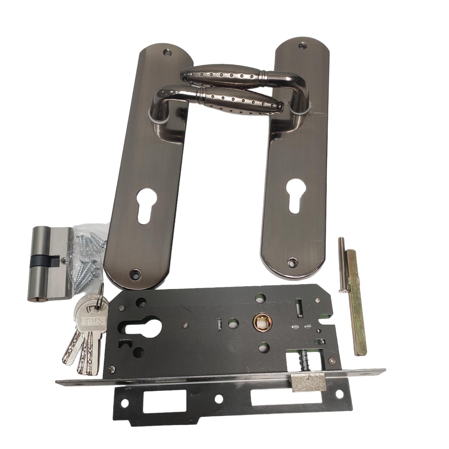 THS SN / BN Handle Door Lock Tarikan Handle Kunci Pintu Tanggung Set