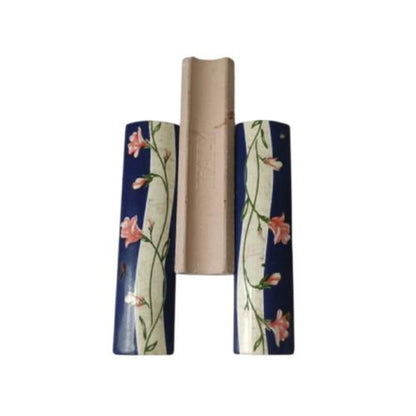 10 CM / ITALY Kuku Macan Bon Bon Lis Keramik Permukaan Biru Lembar