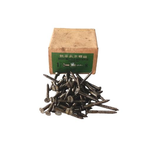 1 1/2 IN / SIP Sekrup Baut Kayu Kepala Rata Minus Wood Screw Dus