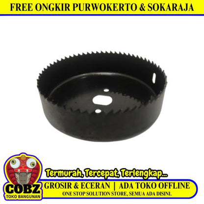 102 MM /KODENKI Hole Saw Mata Bor Hidroponik Pelubang Kayu Plastik PVC