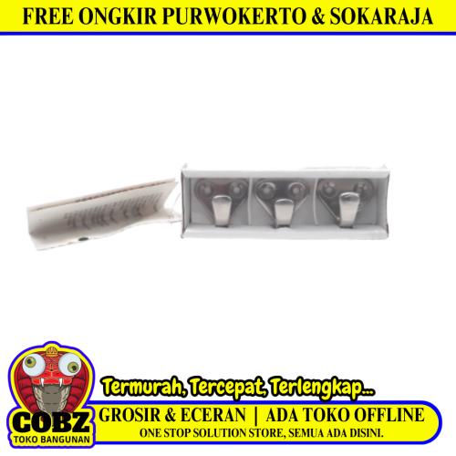 KVASP Kapstok Cantel Gantungan Baju Dinding Mini Bahan Set