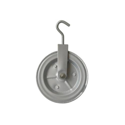 6 IN / COBZ Katrol Kerekan Timba Air Sumur Bangunan Besi Abu-Abu