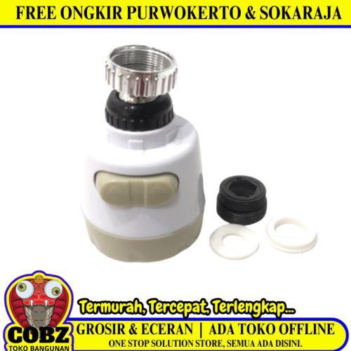 COBZ Konektor Sambungan Kran Wastafel BCP Sink 2 Mode Plastik PVC