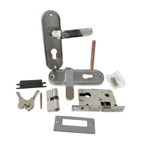 STAR CLASSIC S006 SN / CP Handle Door Lock Tarikan Handle Kunci Pintu Kecil Set