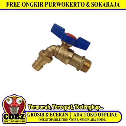 1/2 IN /ONDA NBC Kran Air Tembok Taman Bola Ball Valve Stainless