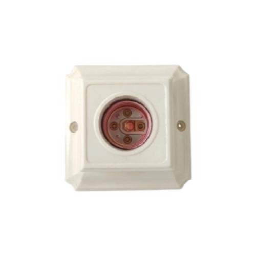 BROCO 1210 Fitting Tempat Lampu Plafon Atap Tempel Kotak Besar Cream