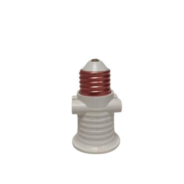 MIKOTEK Fitting Lampu Kombinasi Socket Stop Kontak Putih