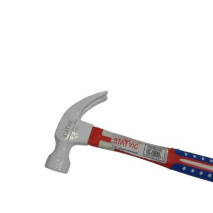 12 OZ / STAYVIC PK-S1022 Palu Martil Kambing Tanduk Congkel Paku Gagang Karet