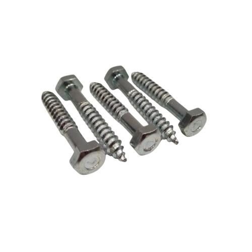 5/16 IN x 2 IN / TM Deskrup Hex Lag Desc Screw Galvanis Putih Biji