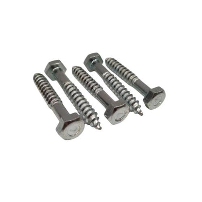 5/16 IN x 2 IN / TM Deskrup Hex Lag Desc Screw Galvanis Putih Biji