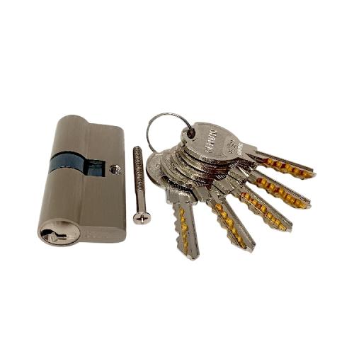 SOLIGEN Silinder Anak Kunci Pintu Cylinder Lock Besar + 5 Kunci Set