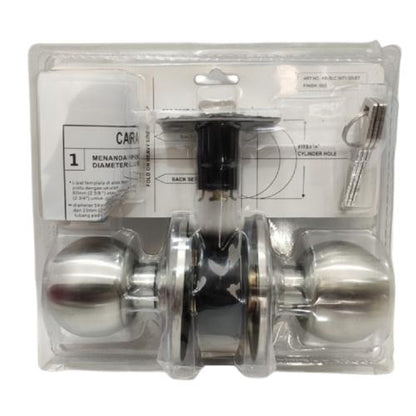 D 6.5 CM / BLC Kunci Handle Pintu Bulat Kamar Mandi Stainless Warna Set