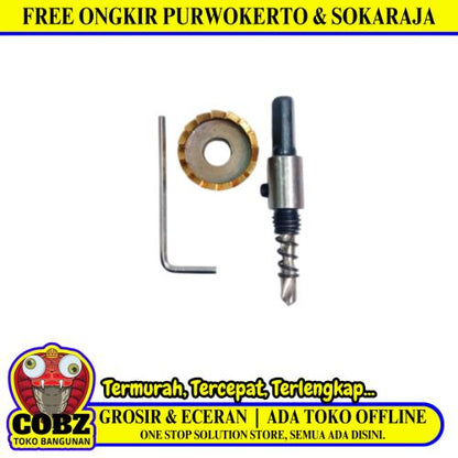 25 MM / HSS Hole Saw Mata Bor Hidroponik Pelubang Besi Plastik PVC