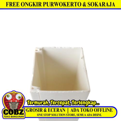 40 MM x 40 MM x 1700 MM / NISO Kabel Dak Ducting Trunking Protector Putih Batang