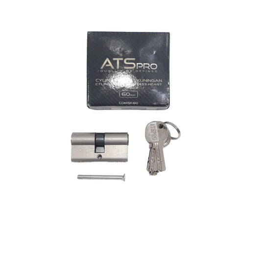 ATS PRO SN Silinder Anak Kunci Pintu Cylinder Lock Besar + 5 Kunci Set
