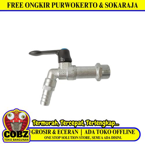 1/2 IN / ONDA BLS Kran Air Tembok Taman Bola Ball Valve Stainless