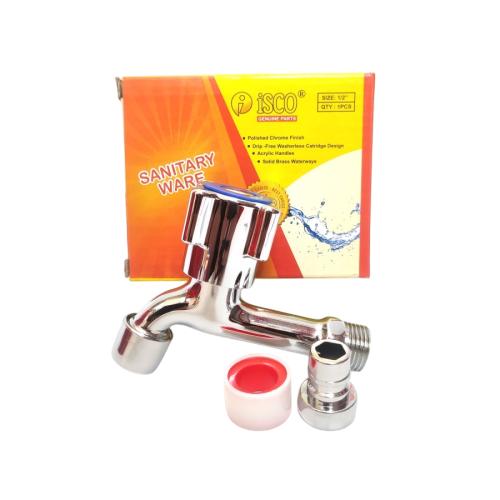 1/2 IN / ISCO WTS C1039  Kran Air Tembok Taman Kamar Mandi Stainless