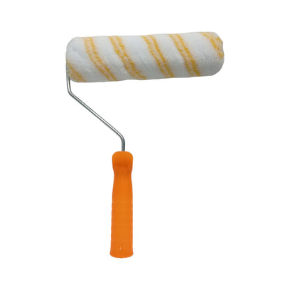 9 IN / EIFEL Kuas Busa Roll Cat Tembok Kayu Besi Besar + Gagang Set