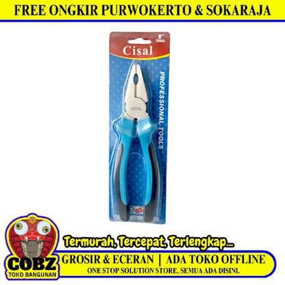 8 IN / CISAL Tang Kombinasi Kawat Kabel Combination Pliers