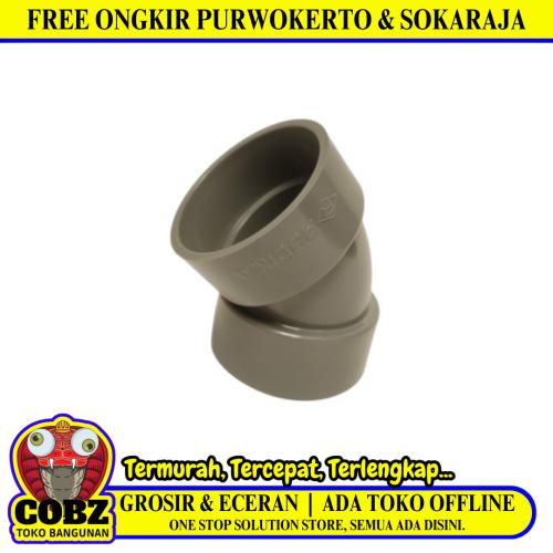 2 INCH / RUCIKA D-45L Elbow Knee Keni 45 Derajat Fitting Pipa PVC Pcs