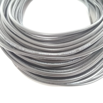 1 INTI x 1.5 MM / TM NYA Tunggal Kabel Tembaga SNI Hitam Meter