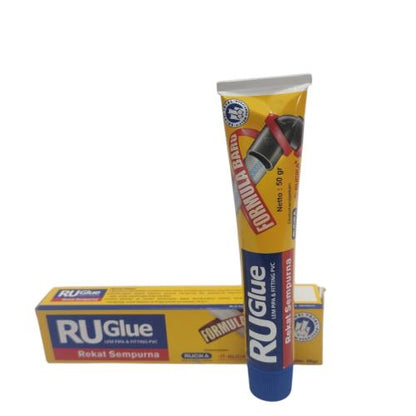 50 ML / RUGLUE Lem Pipa Paralon Fitting Plastik PVC Dus