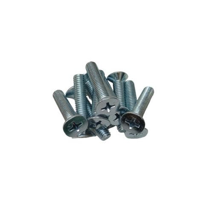 M 6 x 15 MM / NM Baut JP Kepala Pentol Bulat Plus Putih Biji