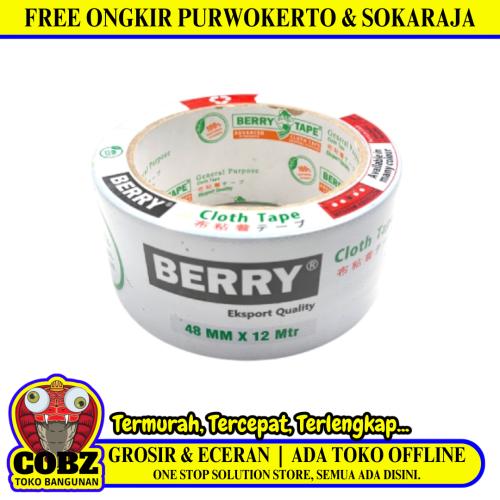 48 MM / BERRY Isolasi Selotip Lakban Stationary Tape Biru