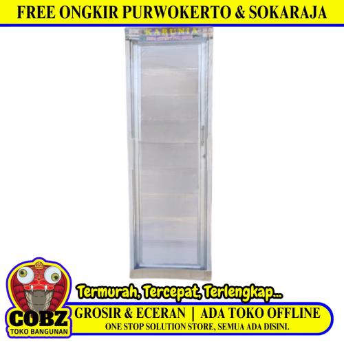 8 CM x 66 CM x 195 CM / KARUNIA Pintu Galvalum Kiri Set