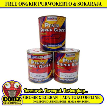 1 KG / PENTA METALLIC Cat Duco Kayu Besi Semprot Kaleng