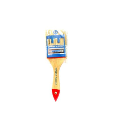 2 1/2 IN / WARNA AGUNG Kuas Cat Kayu Besi Air Acrylic Paint Brush