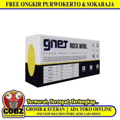 50 MM x 60 CM x 120 CM / GNET D 80 Rock Woll Density 80 Kg Peredam Suara Box