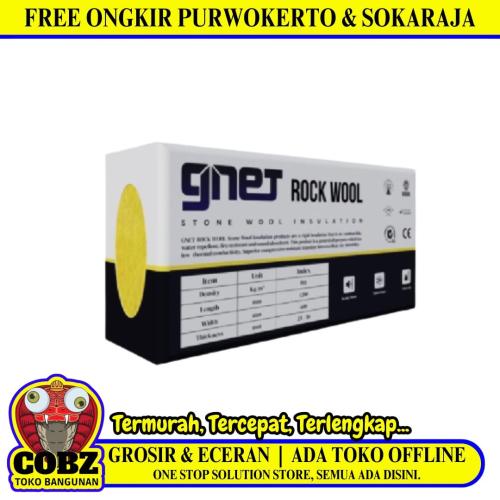 50 MM x 60 CM x 120 CM / GNET D 80 Rock Woll Density 80 Kg Peredam Suara Box