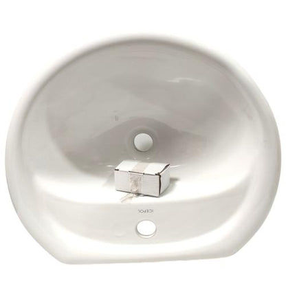 47 CM x 40 CM x 20 CM / ICEPOL IC 212 Wastafel Cuci Tangan Besar Putih Keramik