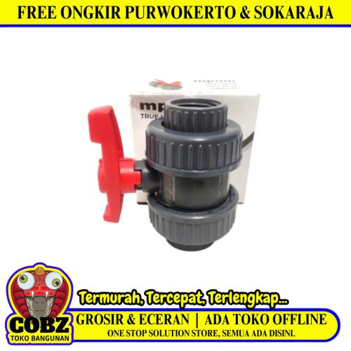 1 IN / MPOIN TRUE Stop Kran Watermur Drat Dalam Plastik PVC