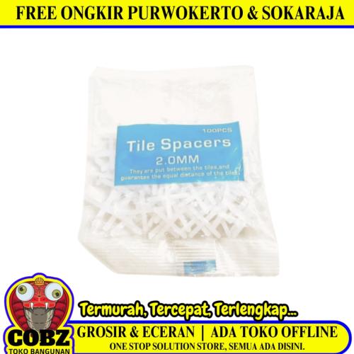 2 MM / COBZ Tile Leveling Spacer Jarak Nat Keramik Granit Bungkus