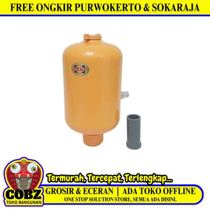 JCK Tabung Pompa Air Otomatis Tangki PVC Plastik Set