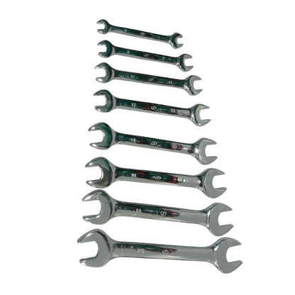 6 MM - 22 MM / LANCER Kunci Pas 2 Sisi Open End Wrench 8 Pcs Set