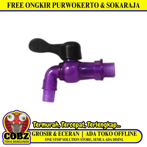 1/2 IN / OWNER Kran Air Tembok Taman Kamar Mandi Plastik PVC