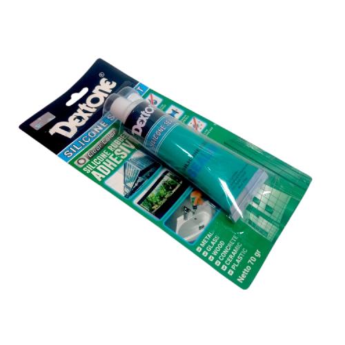 70 GR / DEXTONE SILICONE SEALANT Rubber Adhesive Lem Kaca Tube