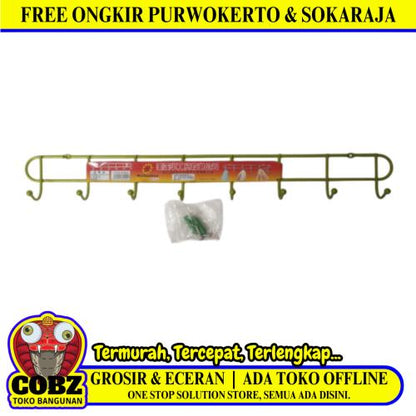 8 KAIT / MEILIANHUA Kapstok Cantel Gantungan Baju Dinding Stainless