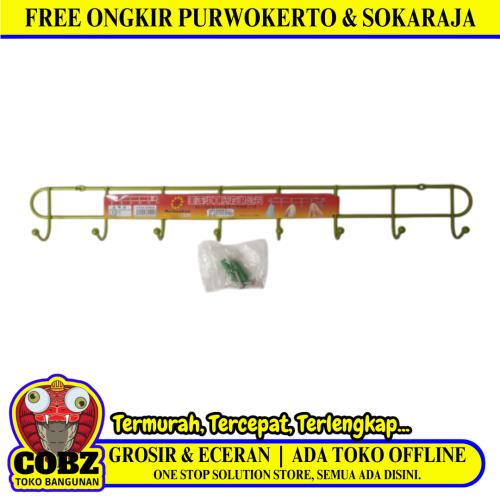 8 KAIT / MEILIANHUA Kapstok Cantel Gantungan Baju Dinding Stainless