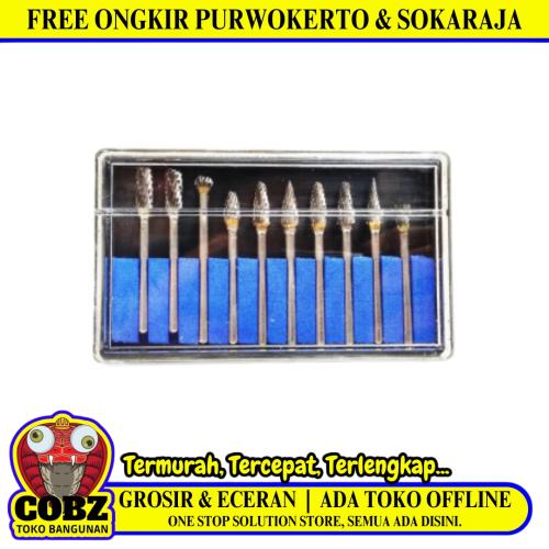 3 MM / NM Mata Bor Tuner Reamer Cunner Carbid Rotarry Set