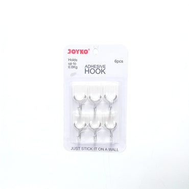 JOYKO ADHK-3010 Kapstok Cantel Gantungan Baju Dinding Mini PVC Set